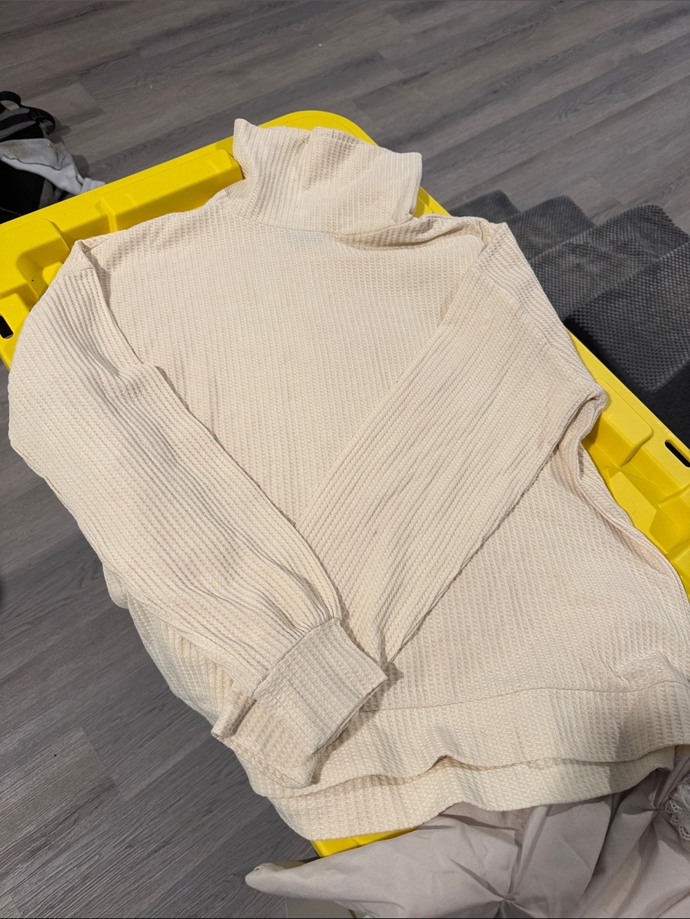 Never worn Cream Turtleneck Sweater - Women's